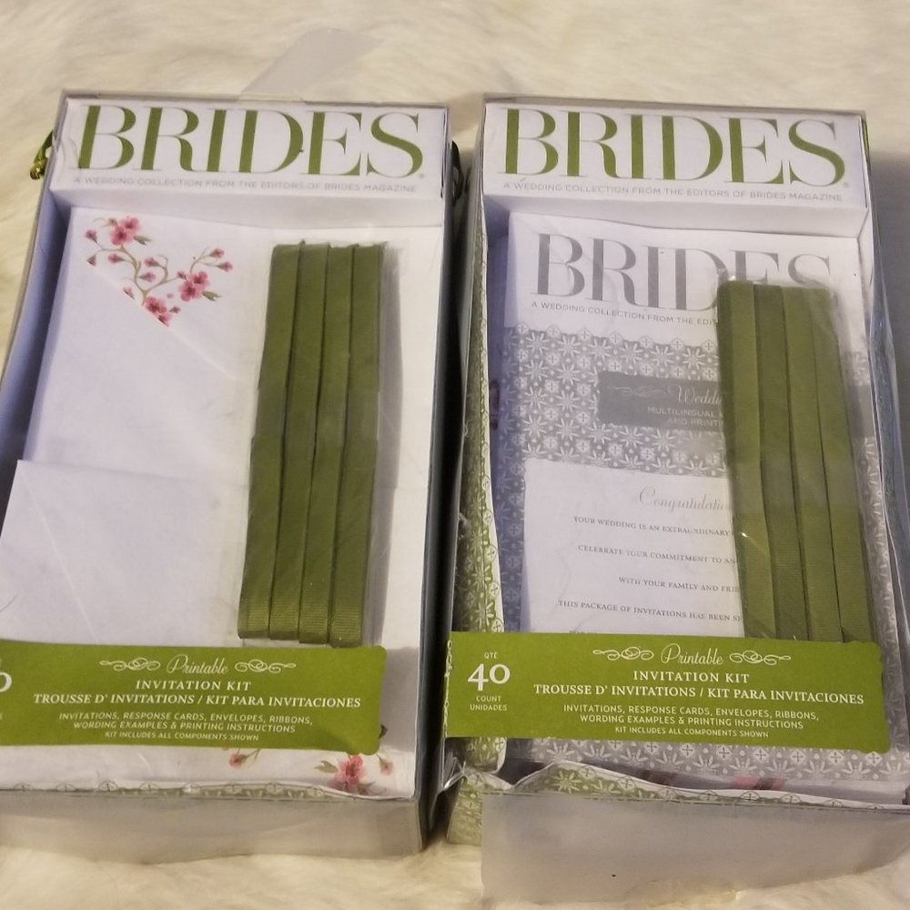 2 Gartner Brides Printable Wedding Invitation New